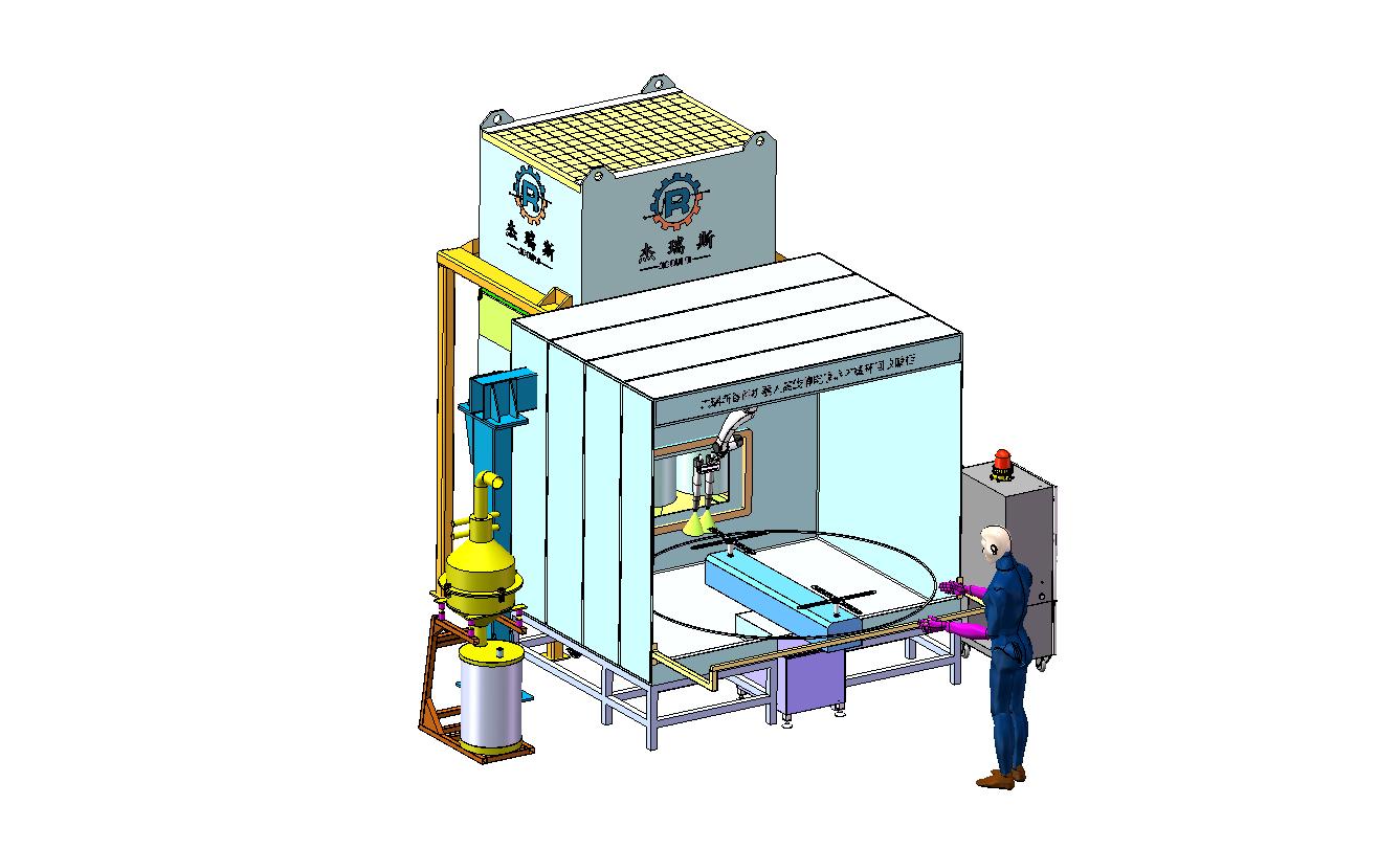 智能塗裝環保設備，智能粉末噴塗機器人，智能噴砂機器人